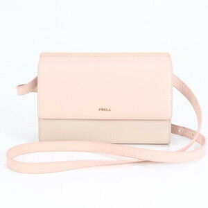 Furla Riva leather Crossbody Bag hand tote pink